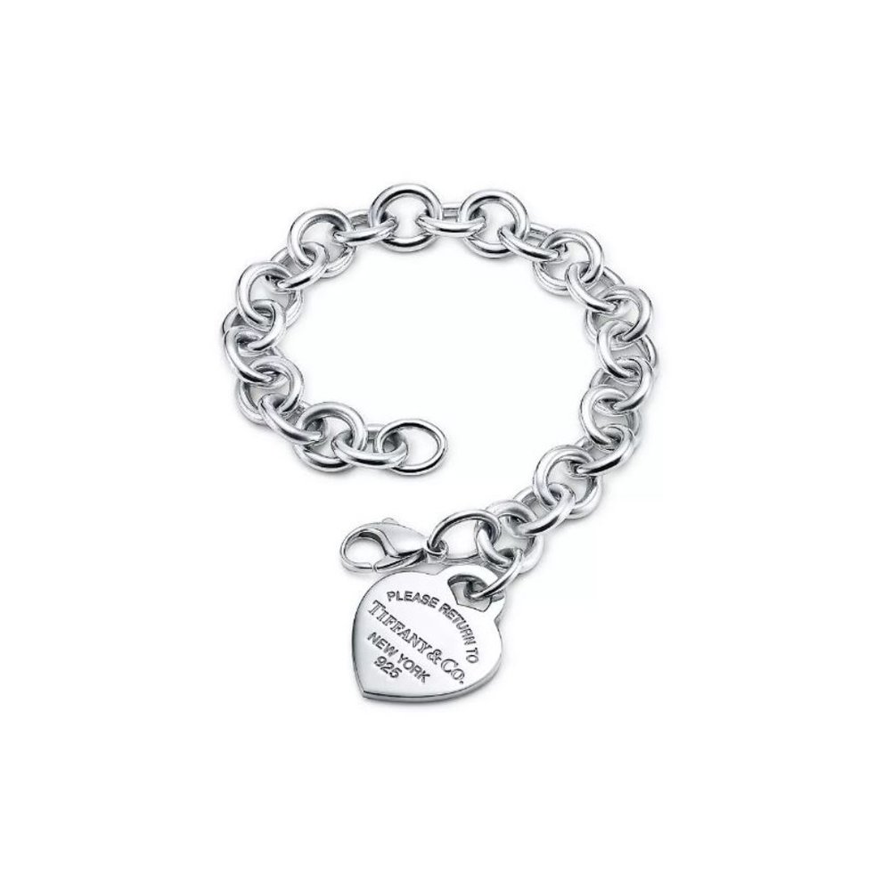 Tiffany & Co. Heart Tag Charm Bracelet